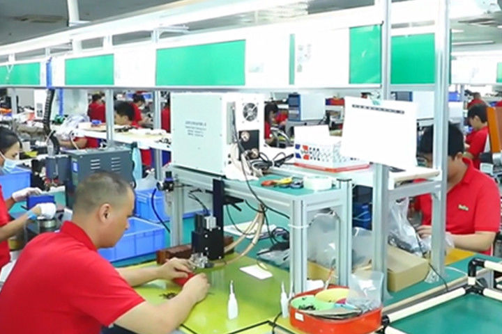 SHENZHEN KLESMAN TECHNOLOGY CO LTD linea di produzione del fabbricante