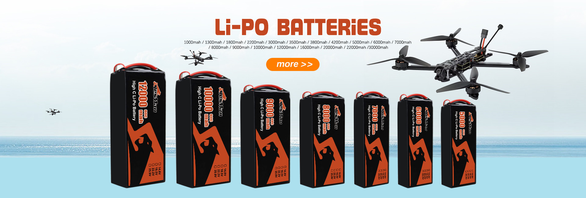 qualità Batterie per droni FPV fabbrica