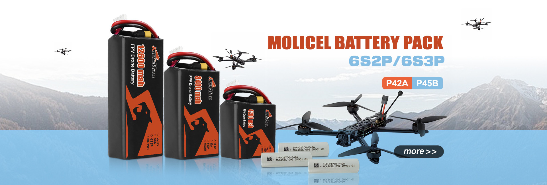 qualità Batterie per droni FPV fabbrica